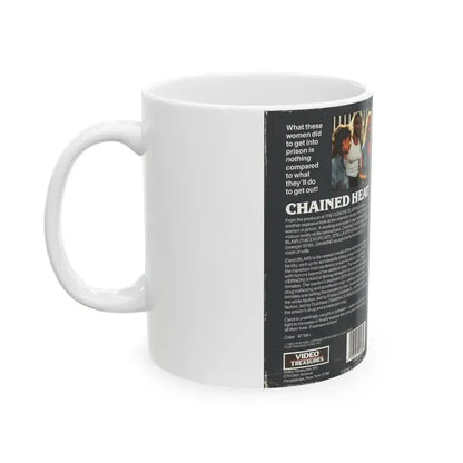CHAINED HEAT (VHS COVER) - White Coffee Mug - Go Mug Yourself