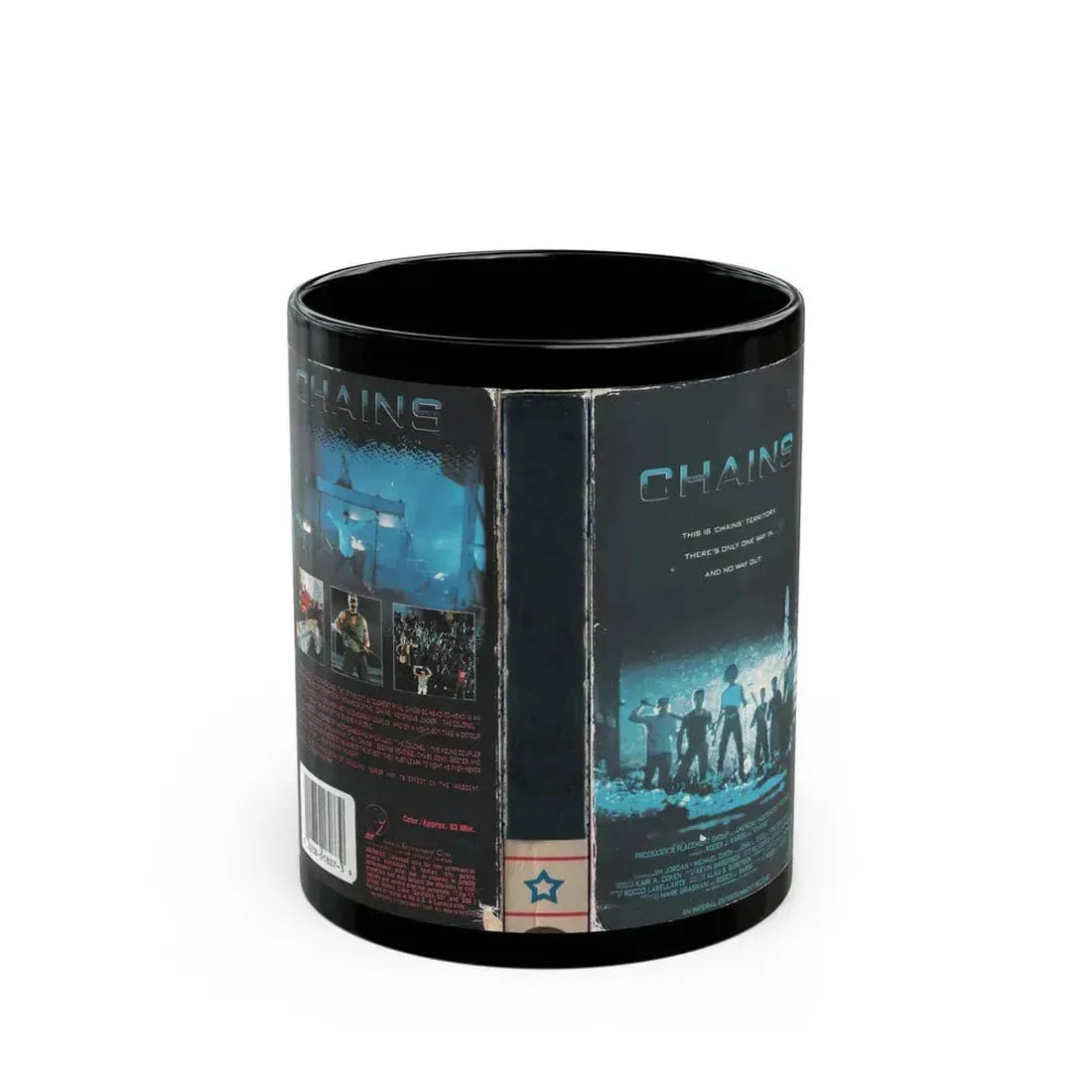 CHAINS (VHS COVER) - Black Coffee Mug 11oz - Go Mug Yourself
