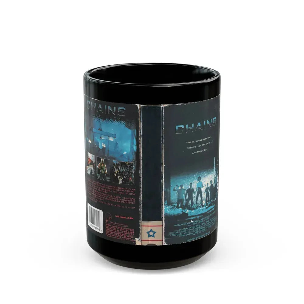 CHAINS (VHS COVER) - Black Coffee Mug 15oz - Go Mug Yourself