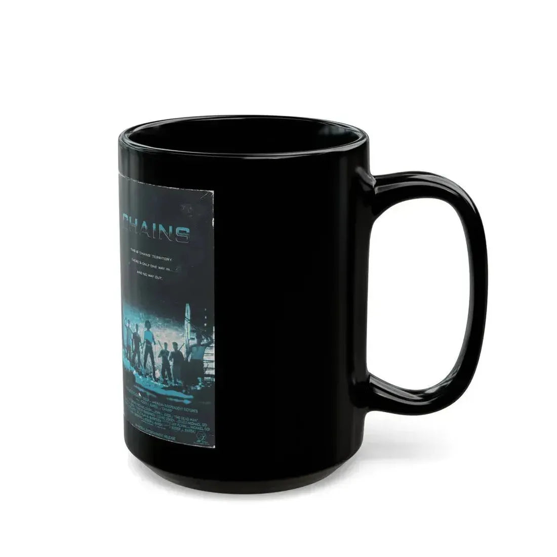 CHAINS (VHS COVER) - Black Coffee Mug - Go Mug Yourself