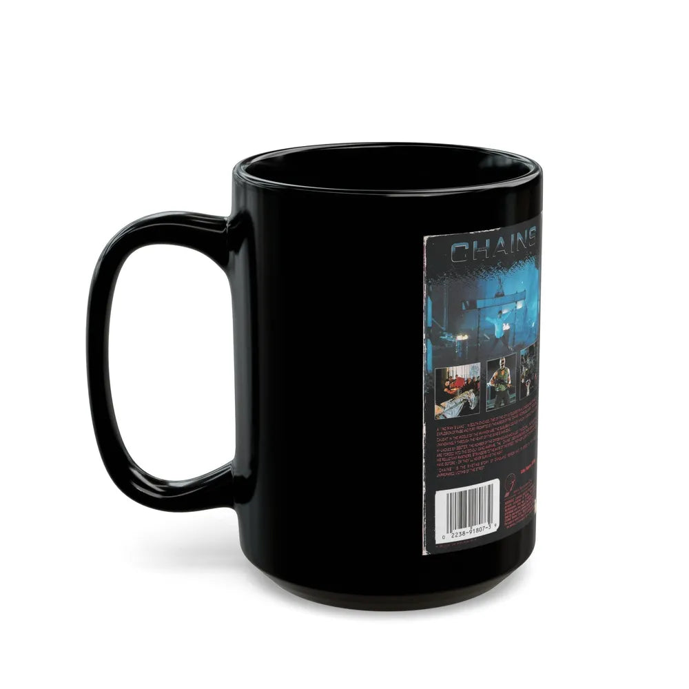 CHAINS (VHS COVER) - Black Coffee Mug-Go Mug Yourself