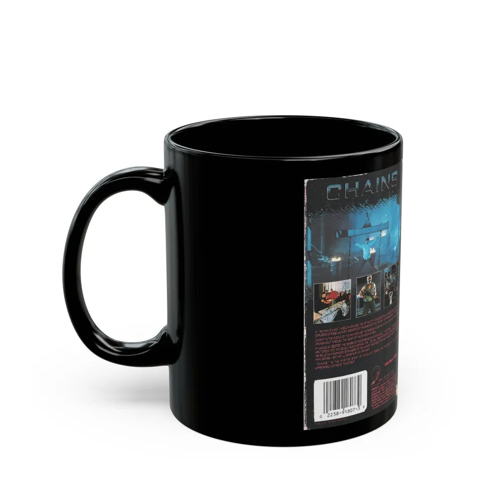 CHAINS (VHS COVER) - Black Coffee Mug-Go Mug Yourself