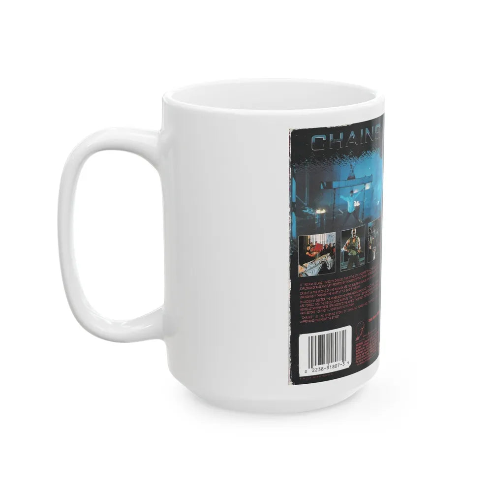 CHAINS (VHS COVER) - White Coffee Mug-Go Mug Yourself