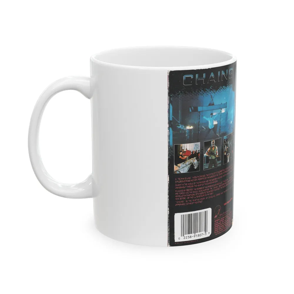 CHAINS (VHS COVER) - White Coffee Mug-Go Mug Yourself