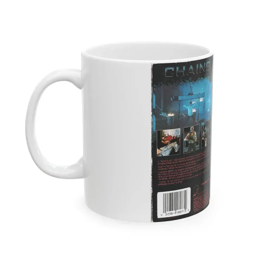CHAINS (VHS COVER) - White Coffee Mug - Go Mug Yourself