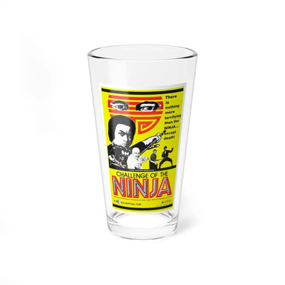 CHALLENGE OF THE NINJA 1986 Movie Poster - Pint Glass 16oz-16oz-Go Mug Yourself