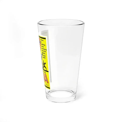 CHALLENGE OF THE NINJA 1986 Movie Poster - Pint Glass 16oz - Go Mug Yourself