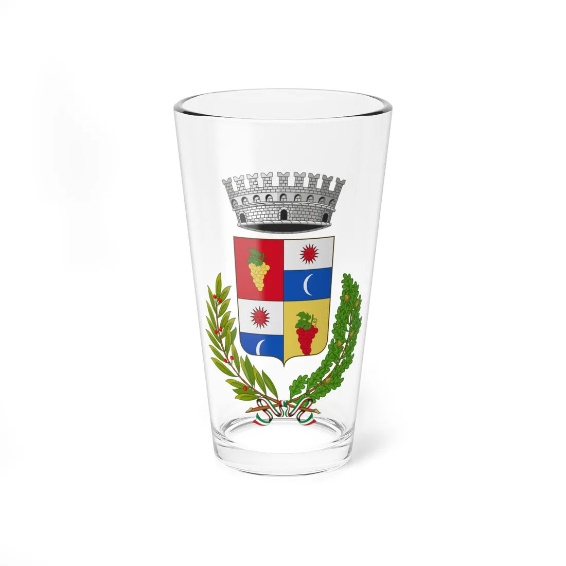 Chambave-Stemma (Italy) (Coat of Arms) Pint Glass 16oz 16oz - Go Mug Yourself