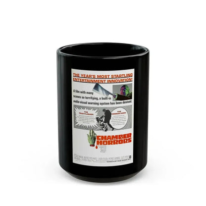 CHAMBER OF HORRORS 1966 Movie Poster - Black Coffee Mug 15oz - Go Mug Yourself