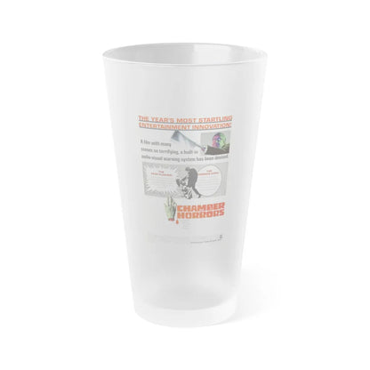 CHAMBER OF HORRORS 1966 Movie Poster - Frosted Pint Glass 16oz-16oz-Frosted-Go Mug Yourself