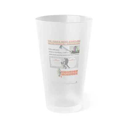 CHAMBER OF HORRORS 1966 Movie Poster - Frosted Pint Glass 16oz 16oz Frosted - Go Mug Yourself