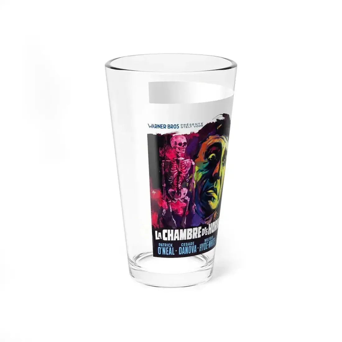 CHAMBER OF HORRORS (BELGIAN) 1966 Movie Poster - Pint Glass 16oz - Go Mug Yourself