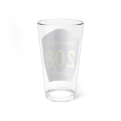 Chambers County Route 208 AL (Alabama) (Road Sign) Pint Glass 16oz - Go Mug Yourself