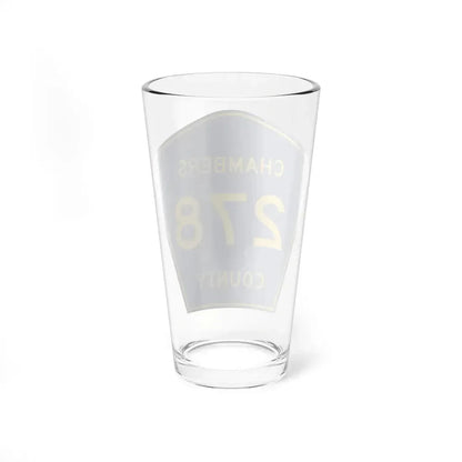Chambers County Route 278 AL (Alabama) (Road Sign) Pint Glss 16oz - Go Mug Yourself