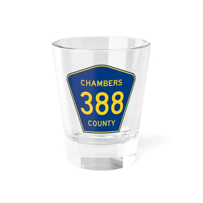 Chambers County Route 388 AL (Alabama) (Road Sign) Shot Glass 1.5oz 1.5oz - Go Mug Yourself