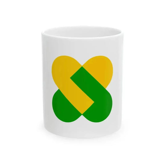 Champagne Ardenne flag (Belgium) White Coffee Mug 11oz - Go Mug Yourself