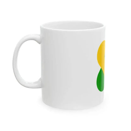 Champagne Ardenne flag (Belgium) White Coffee Mug - Go Mug Yourself