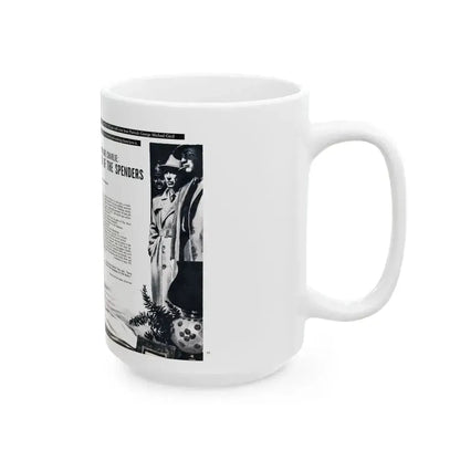 Champagne Charlie - King of the Spenders, Male magazine, September 1956 - White Coffee Mug - Go Mug Yourself