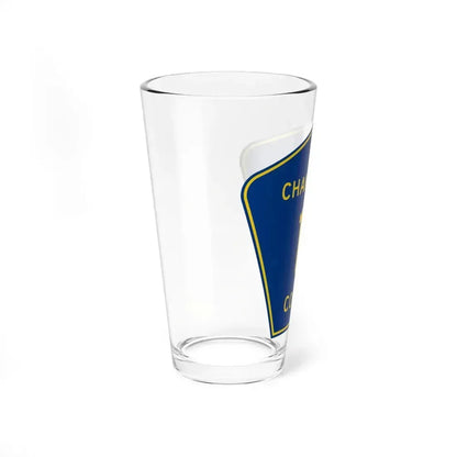 Champaign County 11 (Illinois) (Road Sign) Pint Glass 16oz - Go Mug Yourself