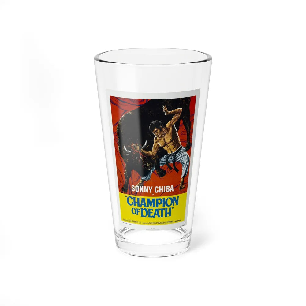 CHAMPION OF DEATH 1975 Movie Poster - Pint Glass 16oz-16oz-Go Mug Yourself