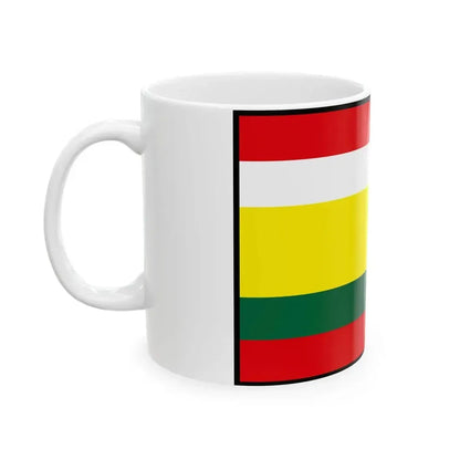 Chanava Rimavska Sobota Flag (Slovakia) White Coffee Mug - Go Mug Yourself