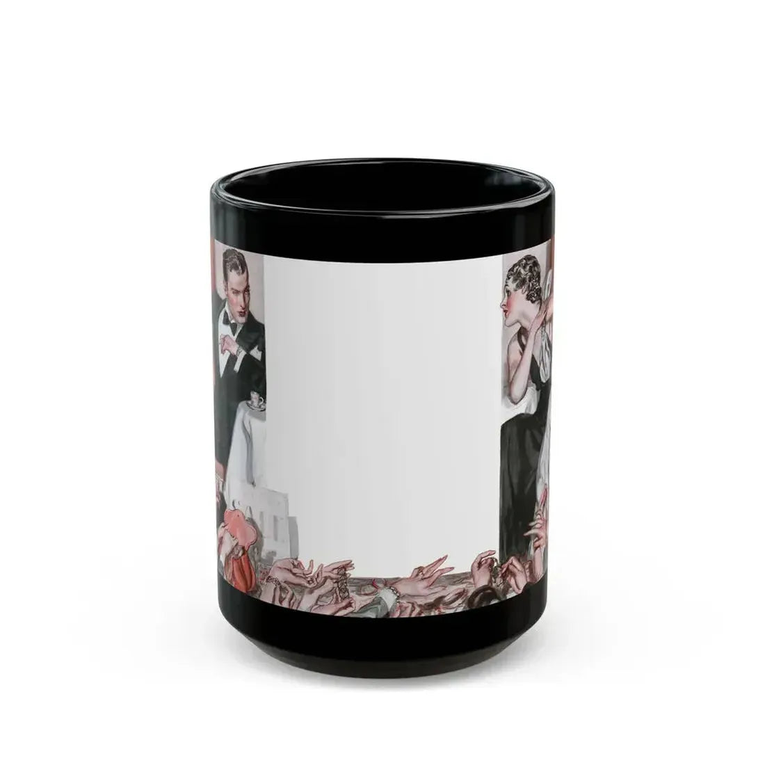 Chanel Copy, Cosmopolitan, November 1934 - Black Coffee Mug 15oz - Go Mug Yourself