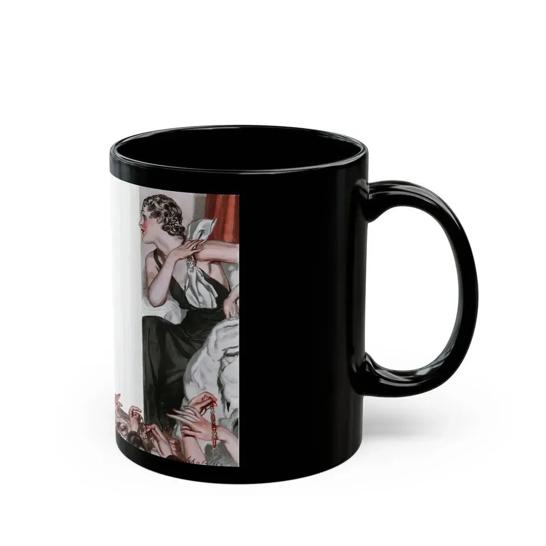 Chanel Copy, Cosmopolitan, November 1934 - Black Coffee Mug - Go Mug Yourself