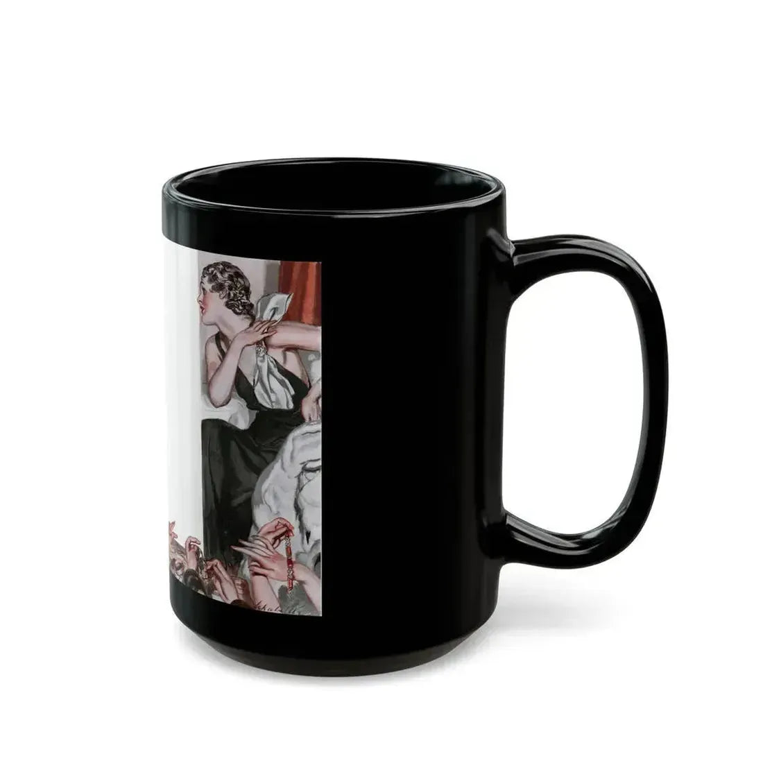 Chanel Copy, Cosmopolitan, November 1934 - Black Coffee Mug - Go Mug Yourself