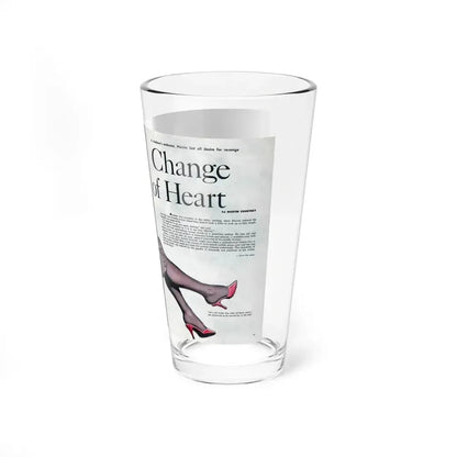 Change of Heart, Adam magazine,  Vol. 6 No. 2, 1961 (Magazine Illustration) Pint Glass 16oz - Go Mug Yourself