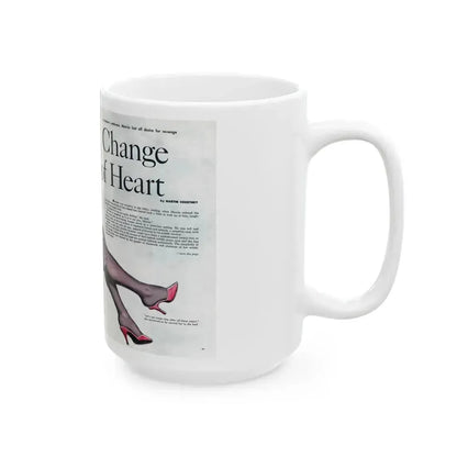 Change of Heart, Adam magazine,  Vol. 6 No. 2, 1961 - White Coffee Mug - Go Mug Yourself