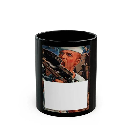 Change of Heart, Liberty magazine, March 27, 1943 - Black Coffee Mug 11oz - Go Mug Yourself