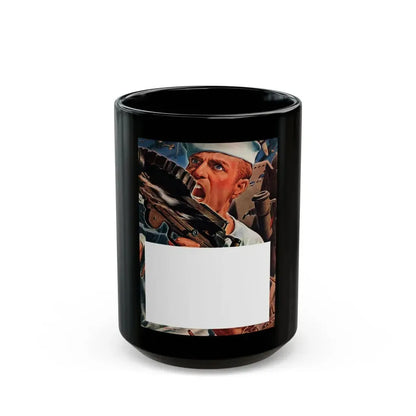 Change of Heart, Liberty magazine, March 27, 1943 - Black Coffee Mug 15oz - Go Mug Yourself