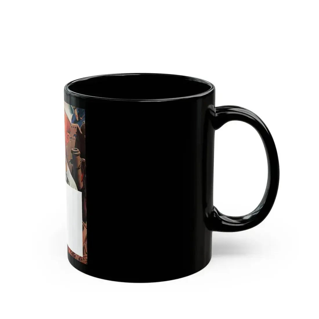 Change of Heart, Liberty magazine, March 27, 1943 - Black Coffee Mug - Go Mug Yourself