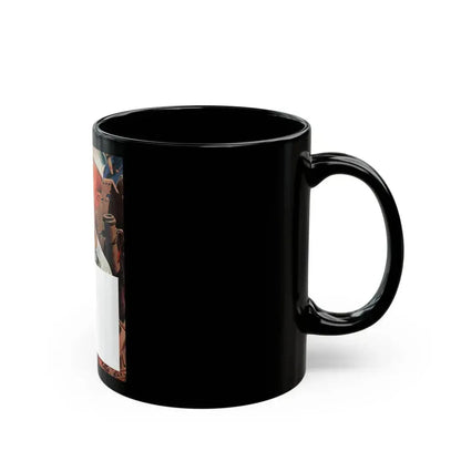 Change of Heart, Liberty magazine, March 27, 1943 - Black Coffee Mug - Go Mug Yourself