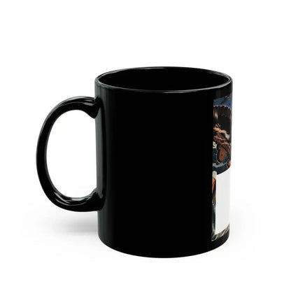 Change of Heart, Liberty magazine, March 27, 1943 - Black Coffee Mug - Go Mug Yourself