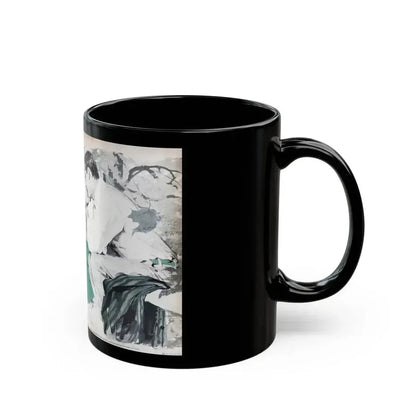 Change of Heart, Woman's Day, April 1959 - Black Coffee Mug - Go Mug Yourself