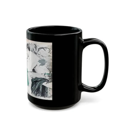 Change of Heart, Woman's Day, April 1959 - Black Coffee Mug - Go Mug Yourself