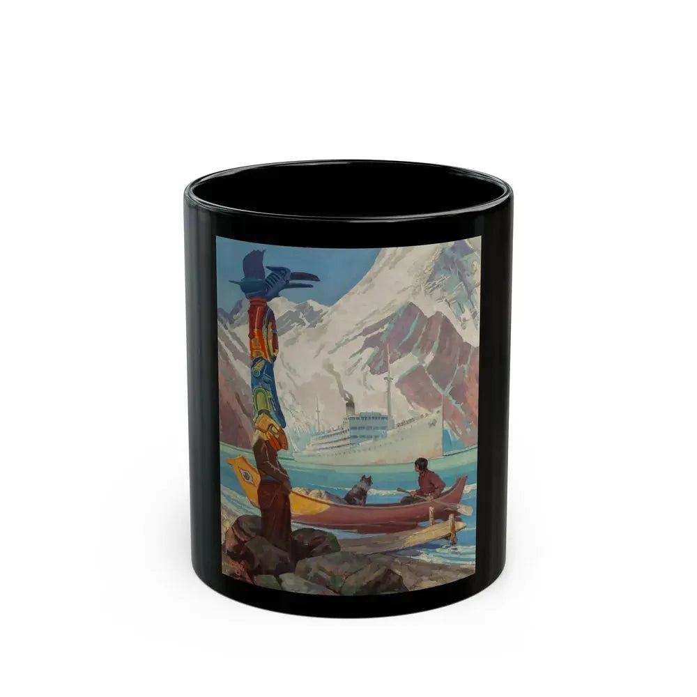 Changing Face of Alaska, Country Gentleman cover, July 1939 - Black Coffee Mug 11oz - Go Mug Yourself