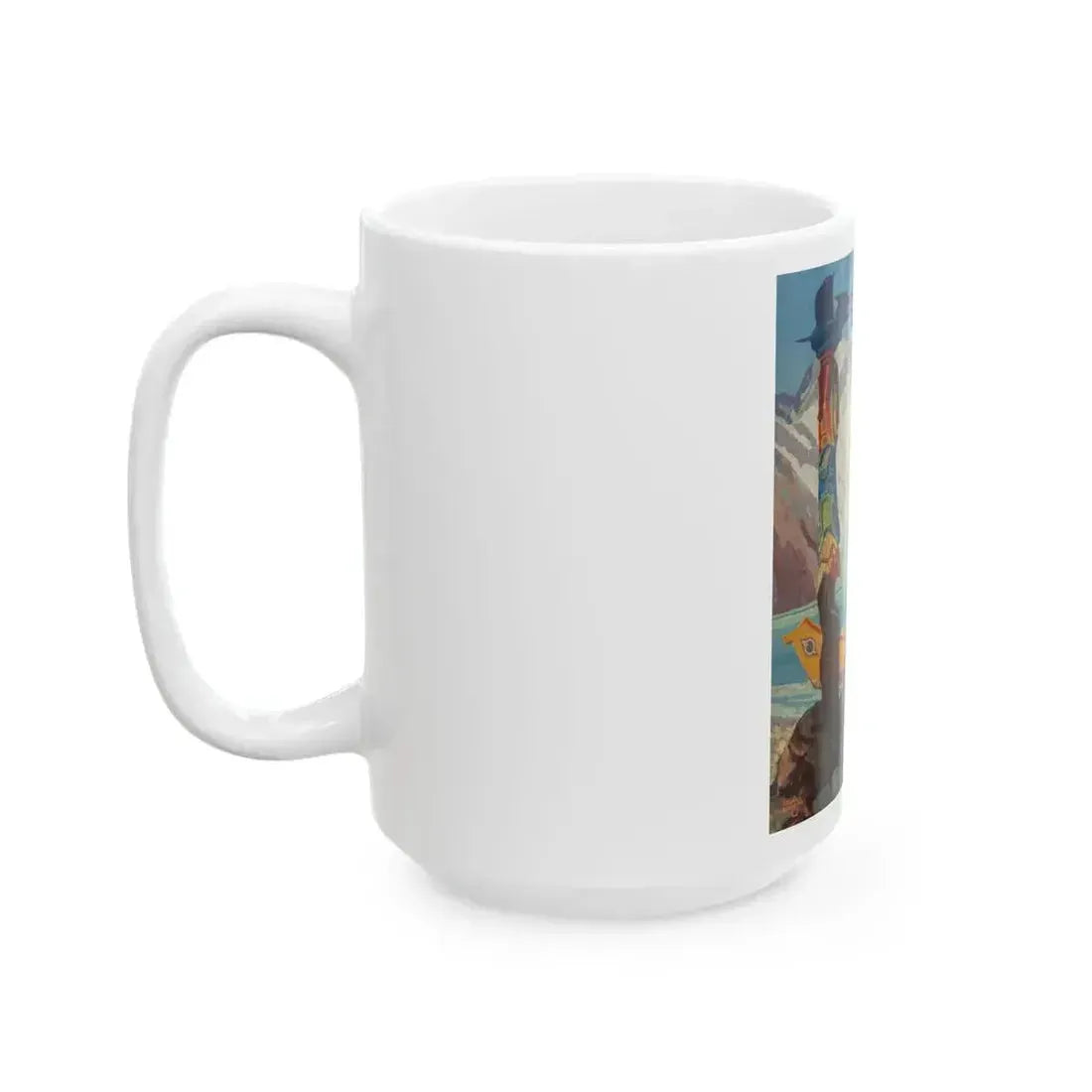 Changing Face of Alaska, Country Gentleman cover, July 1939 - White Coffee Mug - Go Mug Yourself