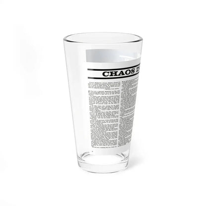 Chaos In Laos, Bluebook for Men, 1962 (Magazine Illustration) Pint Glass 16oz - Go Mug Yourself