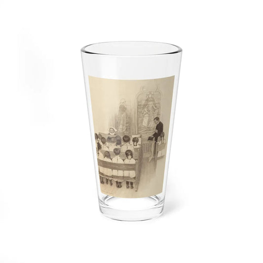 Chapel Grace Church Nursery, The Century Magazine interior illustration, November 1902 (Magazine Illustration) Pint Glass 16oz-16oz-Go Mug Yourself