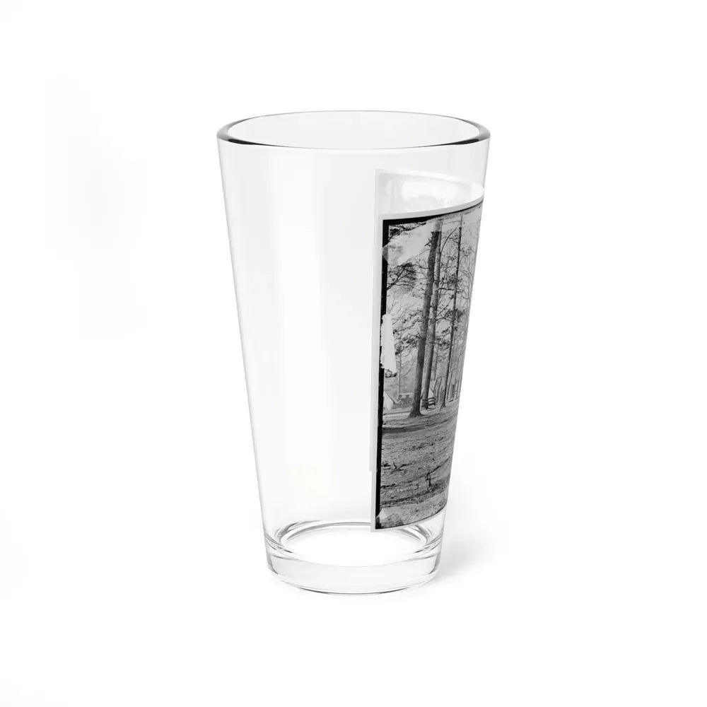 Chapin's Bluff, Virginia (Vicinity). Soldier's Quarters At Chapin's Farm (U.S. Civil War) Pint Glass 16oz - Go Mug Yourself