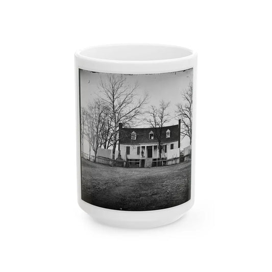 Chapin's Bluff, Virginia (Vicinity). Gen. David B. Birney's Headquarters (U.S. Civil War) White Coffee Mug-15oz-Go Mug Yourself