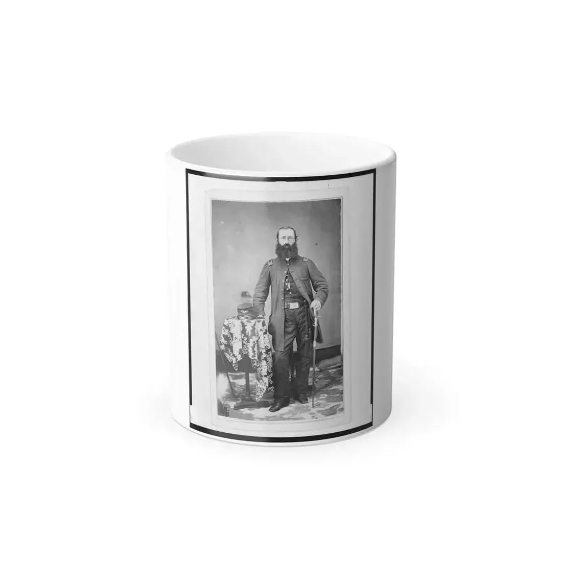 Chaplain Charles A. Fischer of the 32Nd Indiana Regiment, Full-Length Portrait, Standing, Facing Front (U.S. Civil War) Color Changing Coffee Mug 11oz - Go Mug Yourself