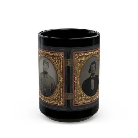 Chaplain Robert Bean Sutton Of The Army Of Northern Virginia In Uniform And After The War (U.S. Civil War) Black Coffee Mug-15oz-Go Mug Yourself