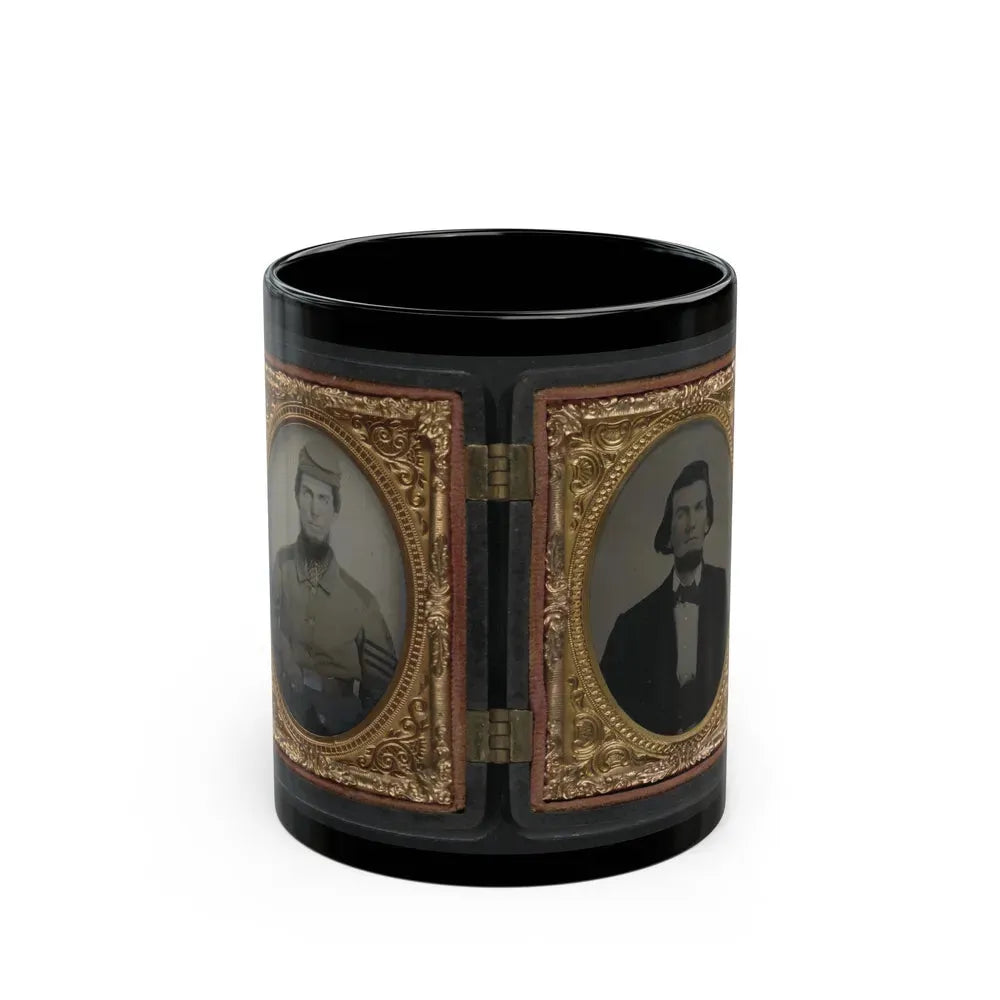 Chaplain Robert Bean Sutton Of The Army Of Northern Virginia In Uniform And After The War (U.S. Civil War) Black Coffee Mug 11oz - Go Mug Yourself