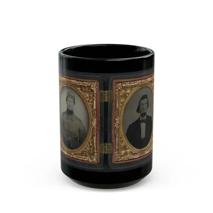 Chaplain Robert Bean Sutton Of The Army Of Northern Virginia In Uniform And After The War (U.S. Civil War) Black Coffee Mug 15oz - Go Mug Yourself