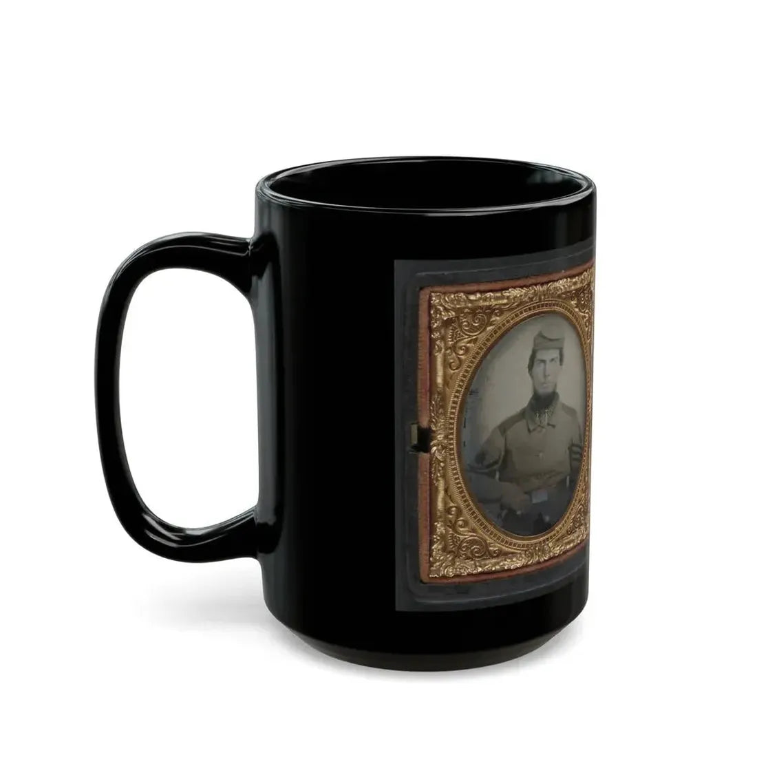 Chaplain Robert Bean Sutton Of The Army Of Northern Virginia In Uniform And After The War (U.S. Civil War) Black Coffee Mug - Go Mug Yourself