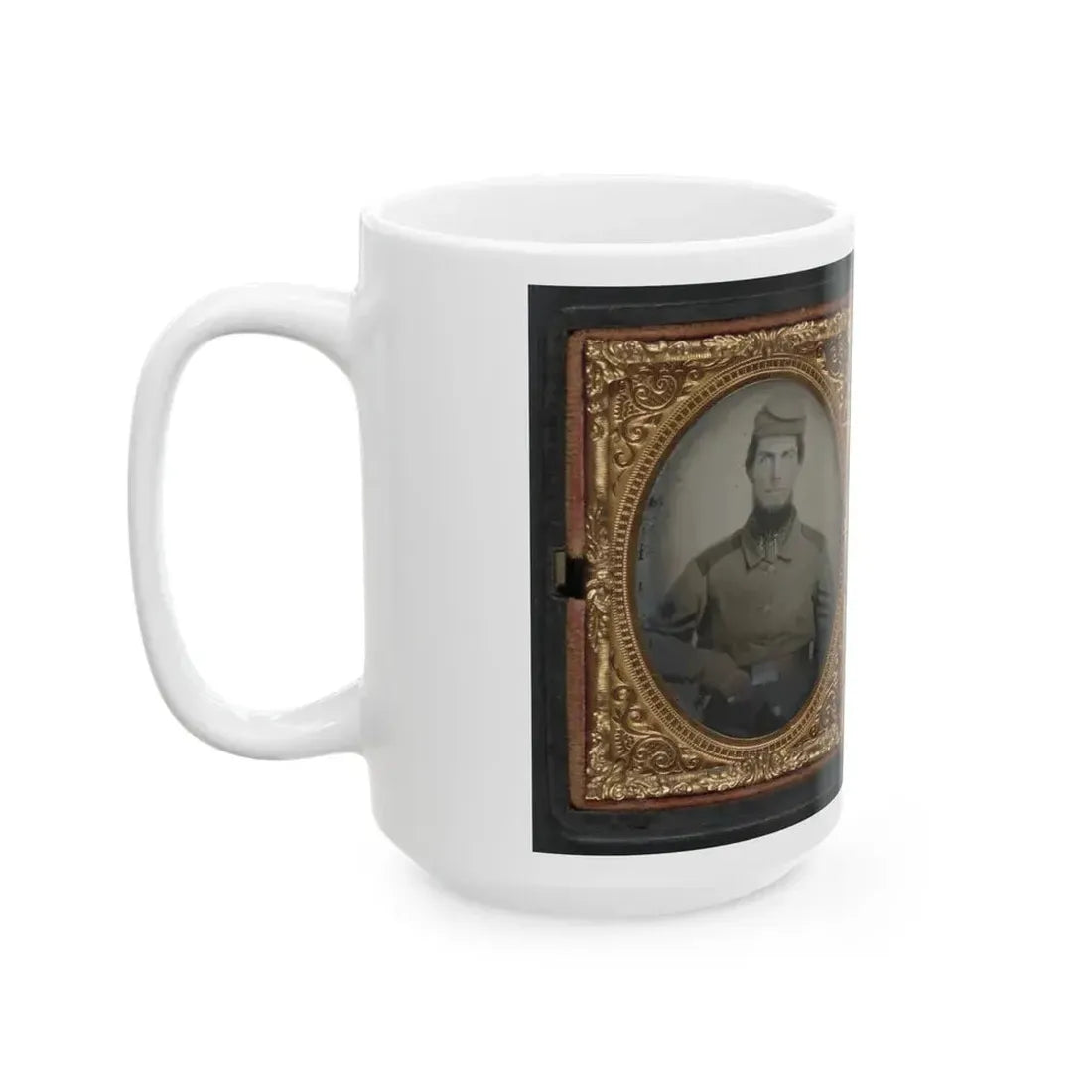 Chaplain Robert Bean Sutton Of The Army Of Northern Virginia In Uniform And After The War (U.S. Civil War) White Coffee Mug - Go Mug Yourself