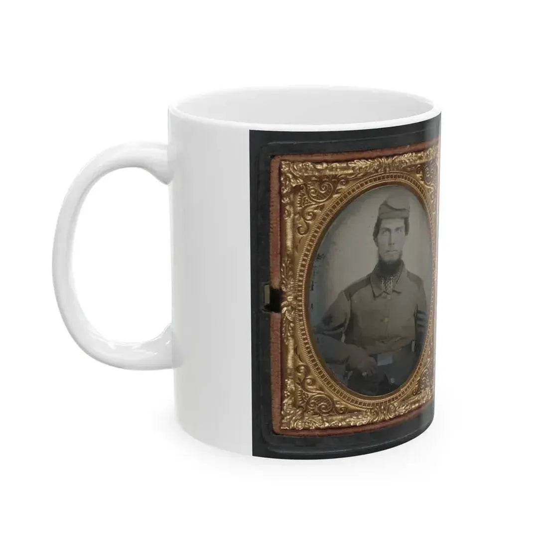 Chaplain Robert Bean Sutton Of The Army Of Northern Virginia In Uniform And After The War (U.S. Civil War) White Coffee Mug - Go Mug Yourself